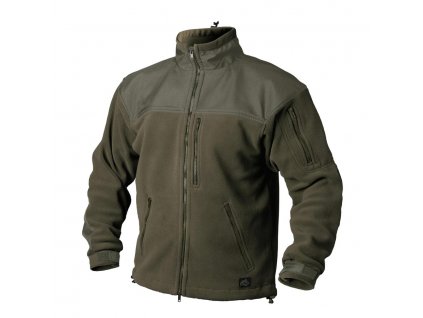 Bunda CLASSIC ARMY fleece ZELENÁ