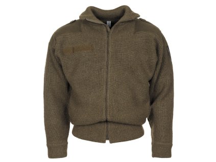 Svetr RAKOUSKÝ ALPIN na ZIP orig. ZELENÝ 01