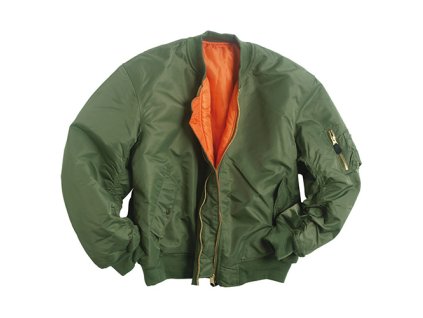 Bunda bomber MA1 BASIC ZELENÁ