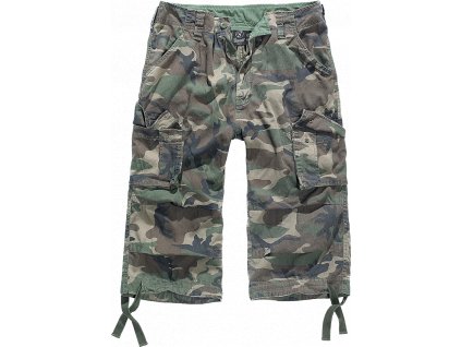 Kraťasy Brandit 3/4 Urban Legend Trouser woodland