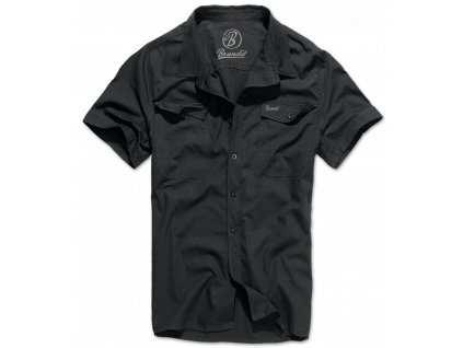 Košile kr. rukáv Brandit Roadstar Shirt černá