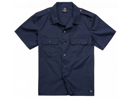 Košile kr. rukáv Brandit US Shirt Ripstop modrá