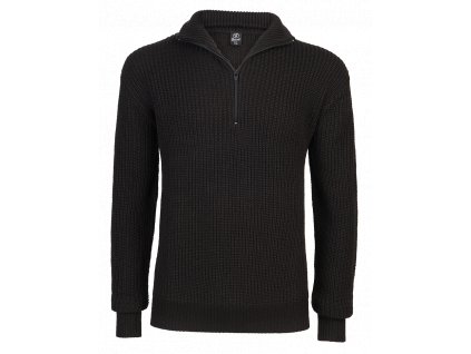 Svetr Brandit Marine Pullover Troyer černý