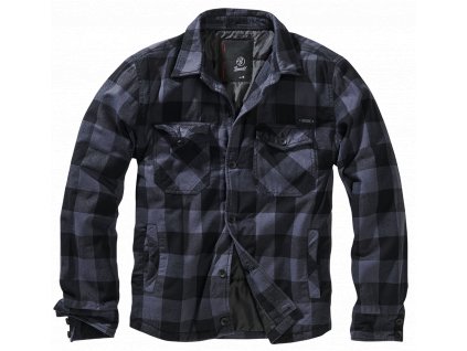 Bunda Brandit Lumber jacket černá/šedá