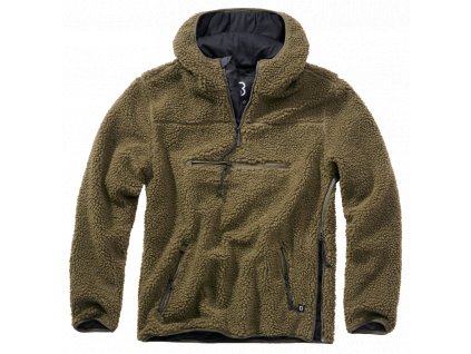 Teddyfleece Worker Pullover Brandit olivový