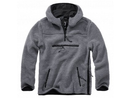 Teddyfleece Worker Pullover Brandit antracit