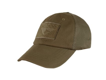 čepice OPERATOR MESH s velcro panely HNĚDÁ (Barva hnědá)