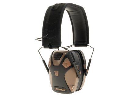 Sluchátka E-MAX® PRO elektronická FLAT DARK EARTH (Barva hnědá)