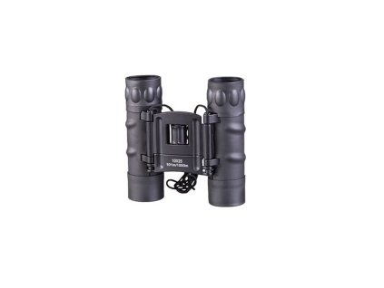 dalekohled 10x25 GEN II pogumovaný s pouzdrem ČERNÝ (Barva černá)