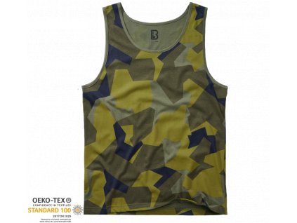 Tílko Brandit Tank Top švédská kamufláž M90