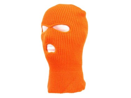 kukla se 3 otvory pletená ORANŽOVÁ (Barva oranžová)