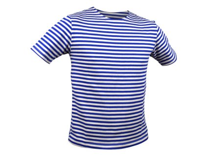 Triko námořnické MARINE dětské krátký rukáv SVĚTLEMODRÉ (Velikost 100, Barva modrá)