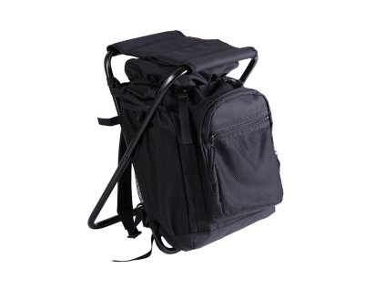 batoh se stoličkou 20l ČERNÝ (Barva černá)