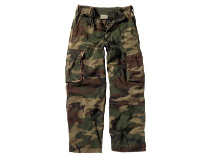 kalhoty dětské VINTAGE PARATROOPER WOODLAND (Velikost L, Barva US WOODLAND)