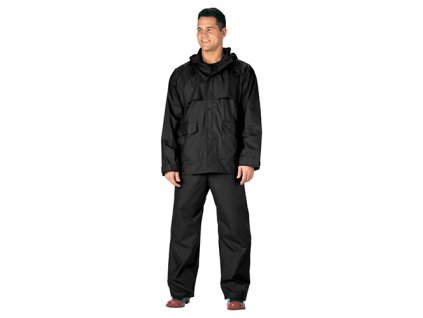 Komplet nepromokavý ROTHCO PVC ČERNÝ (Velikost 3XL, Barva černá)