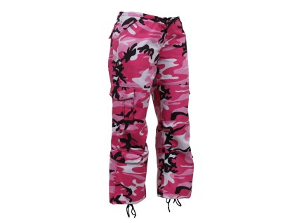 kalhoty dámské PARATROOPER PINK CAMO (Velikost L, Barva URBAN CAMO PINK)