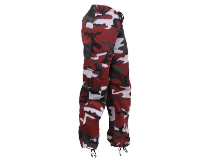 kalhoty dámské PARATROOPER RED CAMO (Velikost S, Barva URBAN CAMO RED)