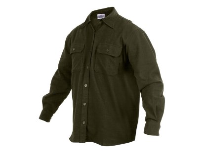 košile dřevorubecká FLANNEL ZELENÁ (Velikost L, Barva zelená)