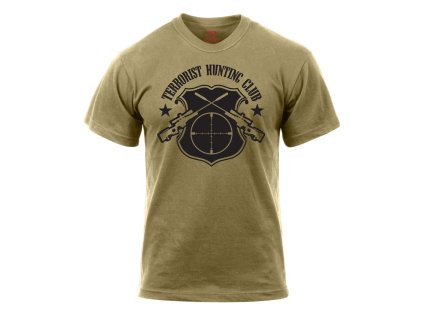 triko TERRORIST HUNTING CLUB COYOTE BROWN (Velikost S, Barva COYOTE BROWN)