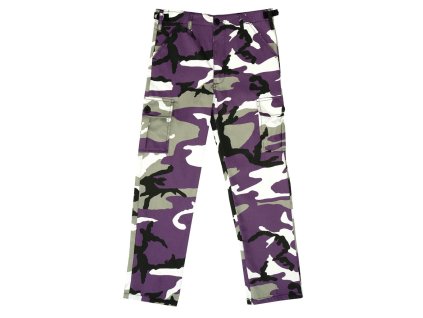 kalhoty dětské BDU VIOLET CAMO (Velikost L, Barva URBAN CAMO VIOLET)