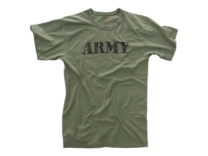 triko VINTAGE ARMY ZELENÉ (Velikost 3XL, Barva zelená)
