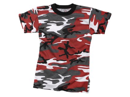 triko dětské REDCAMO (Velikost L, Barva URBAN CAMO RED)
