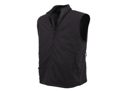 vesta TRAVEL se skrytými kapsami ČERNÁ (Velikost 3XL, Barva černá)