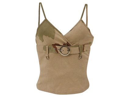 tílko dámské se sponou 3-COL DESERT (Velikost XS, Barva 3-COL DESERT)