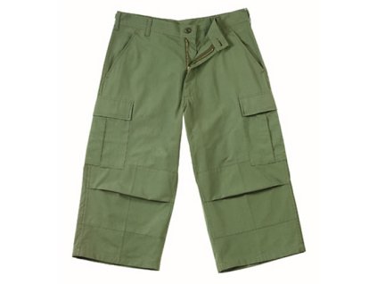 kraťasy 3/4 BDU ZELENÉ (Velikost XXL, Barva zelená)