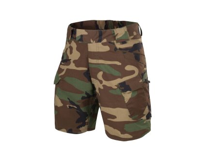 kraťasy UTS URBAN TACTICAL krátké 8,5" rip-stop WOODLAND