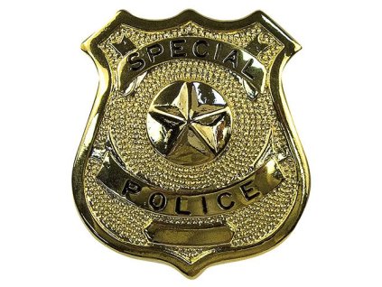 odznak SPECIAL POLICE ZLATÝ