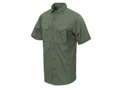 košile DEFENDER Mk2 kratký rukáv OLIVE GREEN (Velikost L, Barva OLIVE GREEN)