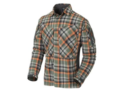 košile MBDU flanel TIMBER OLIVE PLAID