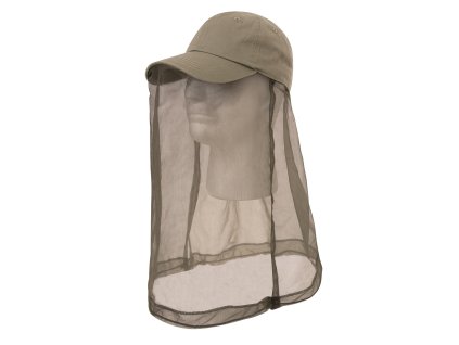 čepice BASEBALL OPERATOR s moskytiérou KHAKI (Barva khaki)