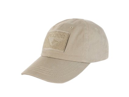 čepice OPERATOR s velcro panely TAN (Barva khaki)