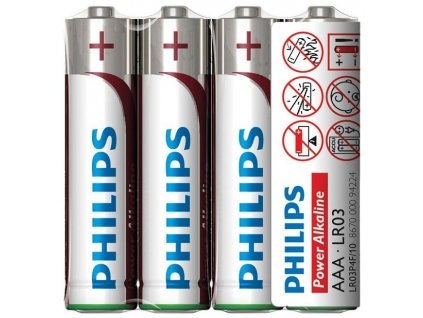 Alkalické baterie Philips AAA Power Alkaline