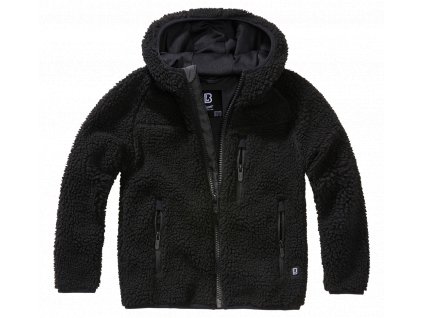 Bunda dětská Brandit Teddyfleece černá