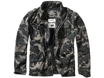Bunda Brandit Britannia Jacket tmavá kamufláž - Akce