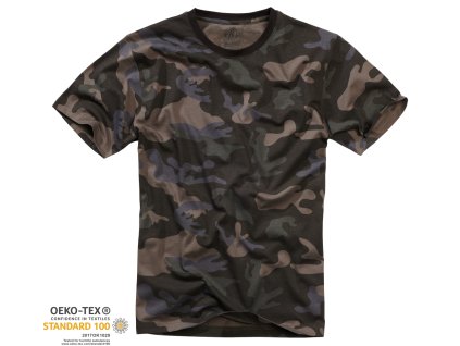 Tričko Brandit tmavá kamufláž - Akce