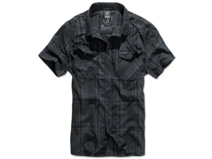 Košile kr. rukáv Brandit Roadstar Shirt černomodrá - Akce