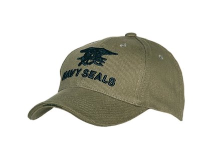 čepice baseball NAVY SEALS ZELENÁ (Barva zelená)