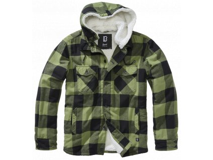 Lumberjacket bunda Brandit černá/olivová