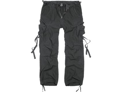 M65 Vintage kalhoty Brandit černé - Akce
