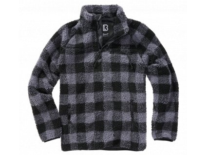 Teddyfleece Troyer bunda Brandit černošedá