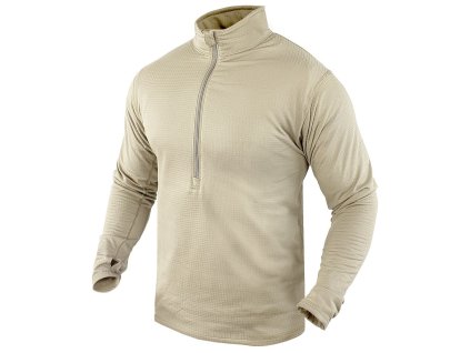 triko funkční CONDOR BASE II PÍSKOVÉ (Velikost L, Barva khaki)