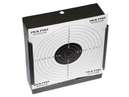 Držák na terč plechový včetně 10 terčů 01