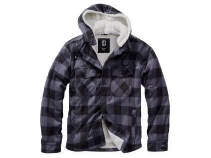 Lumberjacket bunda Brandit černá/šedá - Akce