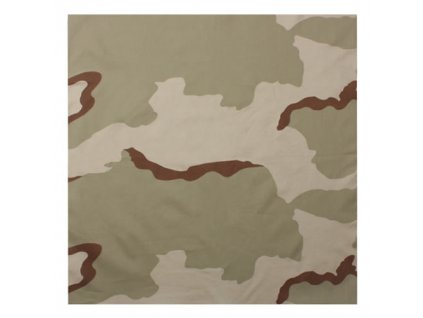 Šátek 55 x 55 cm 3 COL DESERT CAMO