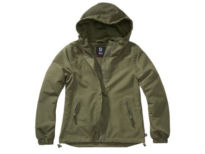 Bunda letní dámská Brandit Summer Windbreaker olivová - Akce