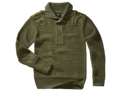 Svetr Brandit Alpin Pullover olivový - Akce